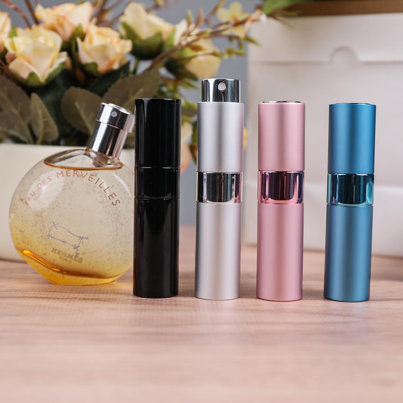 IKSKEY Travel Perfume Bottle Refillable Perfume Atomizer Portable Spray Bottle