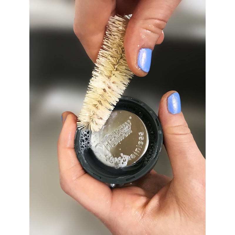 Healthy Human Water Bottle Cleaner 3-Piece Bamboo Long Brush Stainless