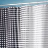 InterDesign Morph Shower Curtain, 72 by 72-Inch, Black/White