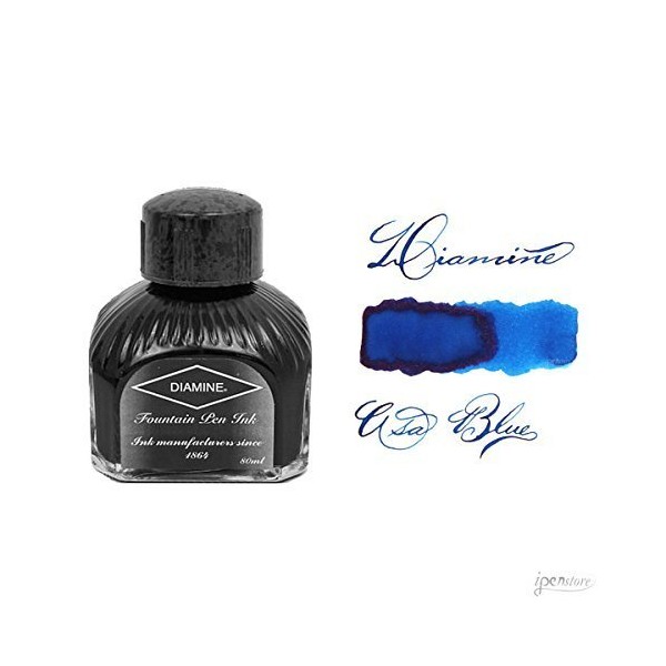 Diamine 80 ml Bottle Fountain Pen Ink, Asa Blue by