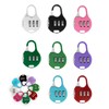 Pack of 8 Mini Padlock Suitcase Lock with Combination Code