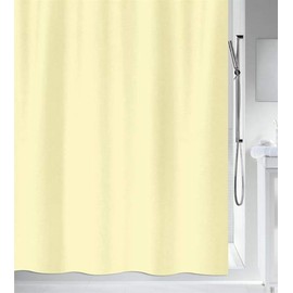 Spirella Primo Collection, Textile Shower Curtain, 240 x 180, 100% Polyester, Yellow