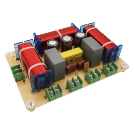 HiQltyla 400W 4-Way Speaker Crossover, RCEDA-406 Passive Crossover for Car Home Audio 4 to 8 Ohm 2X Bass + 1x Mediant+ 1x Tweeter Systems