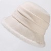 Vintage 1920s Cloche Hats Packable Winter Fleece Lined Bucket Hat
