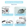 Carivia Electric Ice Crusher,Stainless Steel Dual Blades Ice Crusher Shaver,300W