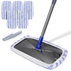 MASTERTOP Microfibre Flat Mop, Extended Wet Dry Large Floor Mop