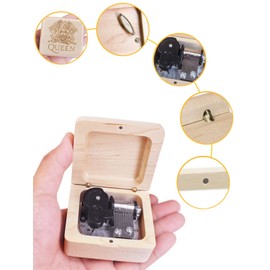 Sinzyo Queen-Bohemian Rhapsody Vintage Musical Mechanism Wooden Music Box (Bohemian Rhapsody)