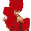 Feather Fan Red Accessory for Fancy Dress