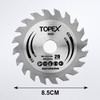 TOPEX Circular Saw Blade 85mm Cutting Wood Blade
