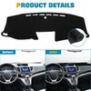 Xotic Tech Center Console Dashboard Mat Pre-Cut Non-Slip Sunshield Sun