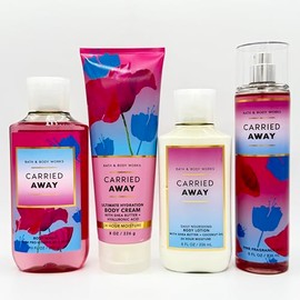 Carried Away 4-Piece Bath Bundle | Body Wash, Ultimate Hydration Body Cream, Daily Nourishing Body Lotion and Fine Fragrance Mist