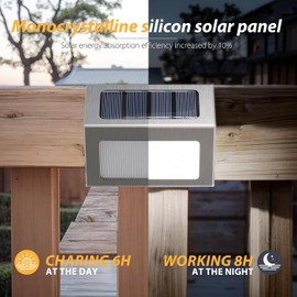 Luces solares impermeables Otdair TJD-1 – LED automático para jardín y patio