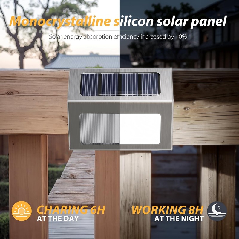 Luces solares impermeables Otdair TJD-1 – LED automático para jardín