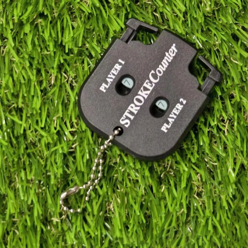 FUZVOL 2 Pack Golf Stroke Counter, Mini Black Golf Counter,