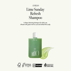 anillo [anillo]Lime Sunday Refresh Shampoo 450ml