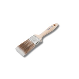 Cutting Edge Professional Premium Quality SRT Synthetic Filament Paint Brushes - 2.5" - Wooden Ergonomic Grip Beavertail Handle - Suitable for All Paints, No Breaking-In Required (2.5" / 63mm)