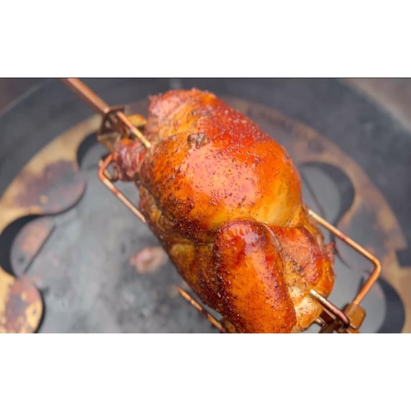 FireDial Baffle Plate Heat Management System for Charcoal BBQ and