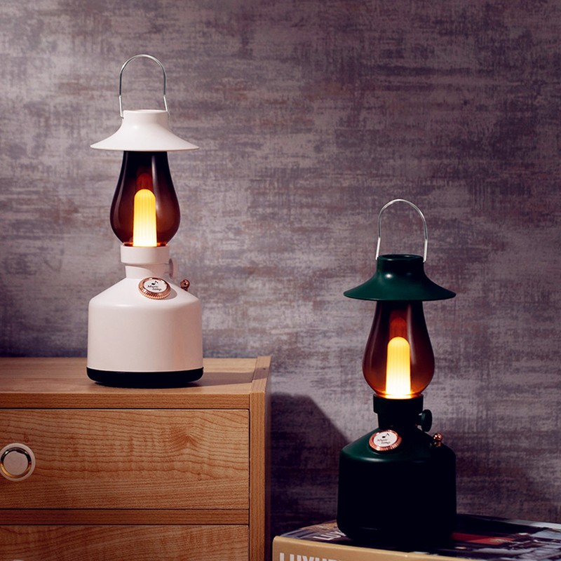 Hanging Hand Lantern Bluetooth Music with 1200MAH Battery Retro Camping