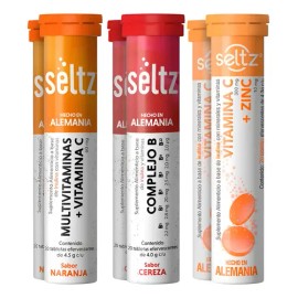 Seltz Multivitaminas Complejo Zinc Vitamina Tubos Sabores