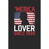 Merica Lover Since 1999: Graph Paper Notebook - Birthday Gift