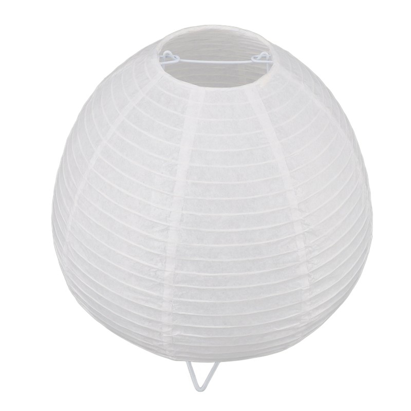 Lantern Table Paper Lamp Warm Light E14 Bulb Simple Installation