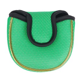Andux Gold Putter Cover Golf Putter Head Covers Semicircle MT/TG28 Green