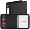 ZOOPIP Fireproof 3 Ring Binder with Zipper, 2.5 Inch D