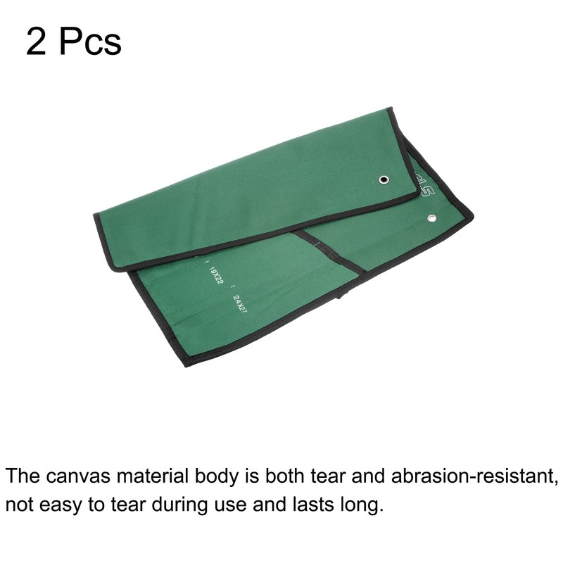 sourcing map 2pcs Wrench Organizer 8 Pockets 13.8" x 15.8"
