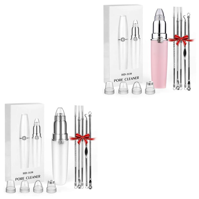 Blackhead Remover Vacuum 3 Suction Level Electric Pore Cleanser with