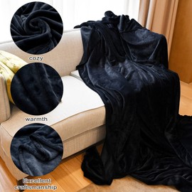 𝗟𝗮𝗦𝘆𝗟 Super Big Fleece Blanket - Oversized King 120"x120", Soft Cozy Extra Large 300GSM Flannel Blanket for Couch, Bed, Sofa, Camping, California Warm Blanket All Season