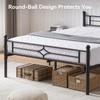 BedsPick Queen Bed Frame with Headboard and Footboard, Metal Platform