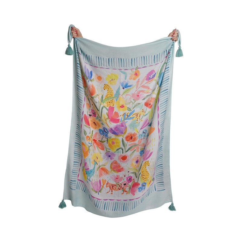 Appletree Style - Festival - Tasselled Throw - 130 x