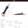 Leathertone 4OO3508 Tochigi Leather Key Ring with Miracle Ring, Key
