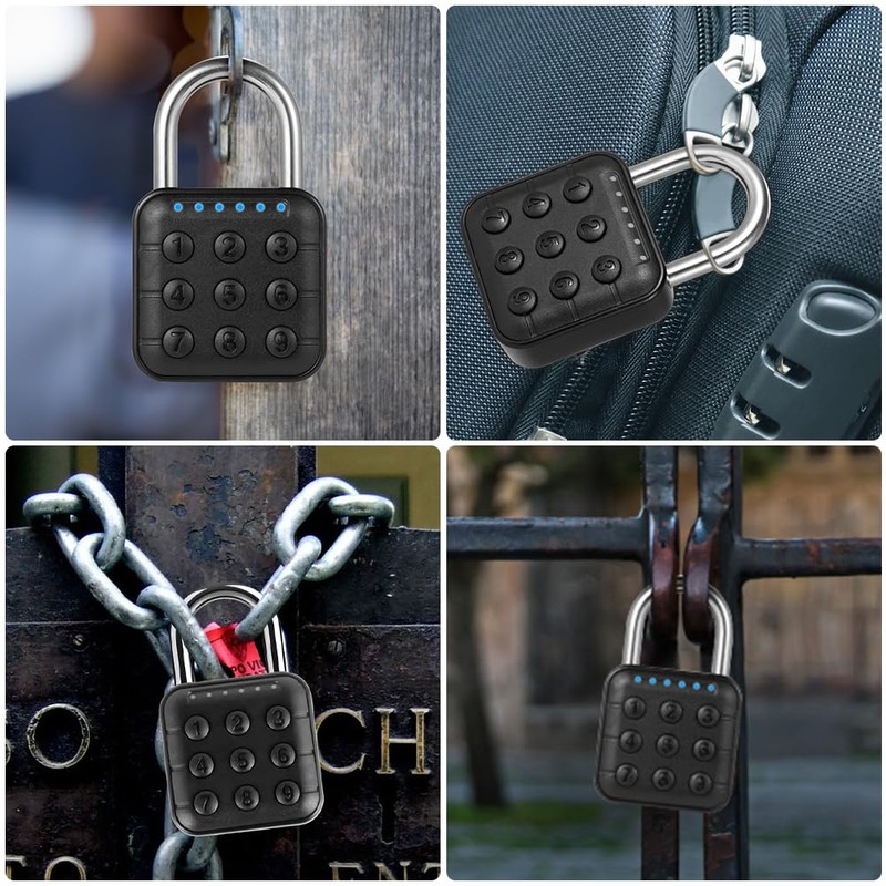 mizikuu Electronic Combination Lock, 6 Digit Smart Lock Weatherproof Locker