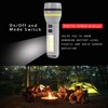 Hilngav Solar/USB-C Rechargeable High Lumens LED Flashlight, 4 Modes Flashlights