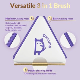 DELOMO Pet Hair Remover for Car Detailing Supplies, Perfect for Couch, Furniture, Car Carpet, Bed, and Clothes, Reusable Pet Hair Remover