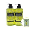 Kundal All Day Smell Cover Youth Shampoo Lime Basil & Mandarin 400ml x 2 + Refill (SH) - Basic / 쿤달 올데이 스멜커버 청소년 샴푸 라임 바질 앤 만다린 400ml 2개 + 리필(SH) - 기본