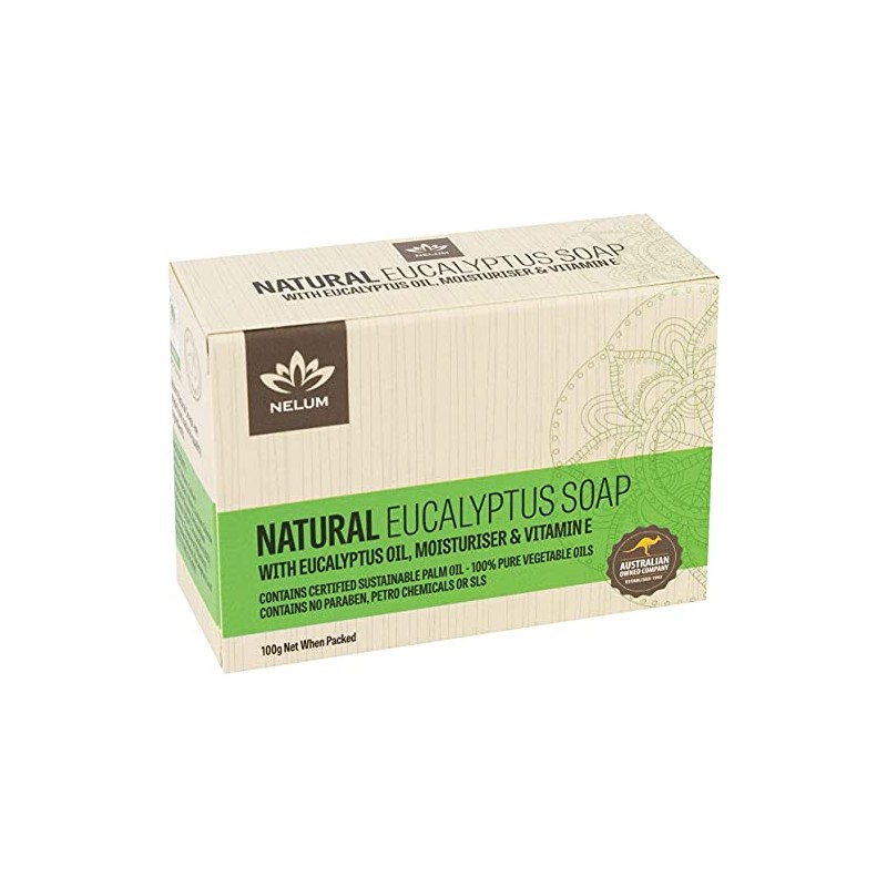 Nelum Eucalyptus Natural Soap Bar, 100 g