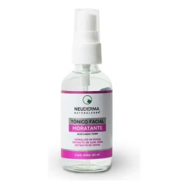 Tónico Facial Neuderma Naturalcare Hidratante Rosas Nopal Áloe Vera 60ml