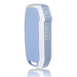 OFFCURVE Car Key Case - Key Fob Cover & Protector - 3 Buttons - Compatible with Kia Ceed, Sportage, GT, Sorento, Stinger, R, K5, Cerato, Niro, Soul, Forte, Optima, Seltos, Telluride, Rio