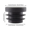 Piutouyar 12 Pack 3/4 Inch Round Plastic Plugs, Plastic Round