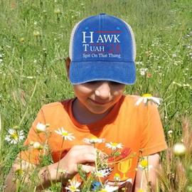 Funny Baseball Hat - Parody Hat Baseball Hat,Mesh Trucker Hat Breathable, Spit On That Thang Sun Hat for Camping, Cycling, Running