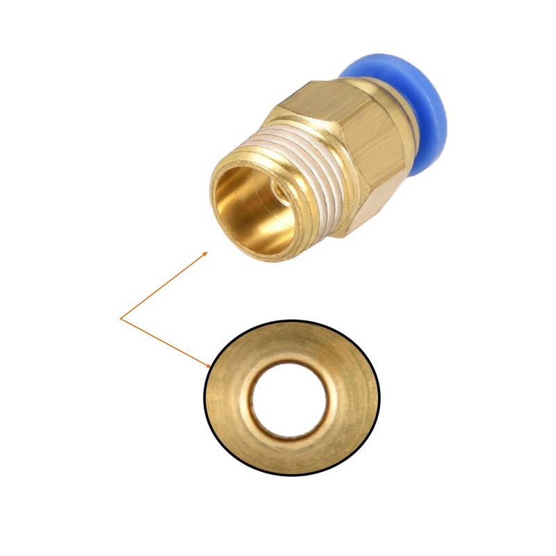 sourcing map Pneumatic Quick Connect Screw G 1/8 Inch Male