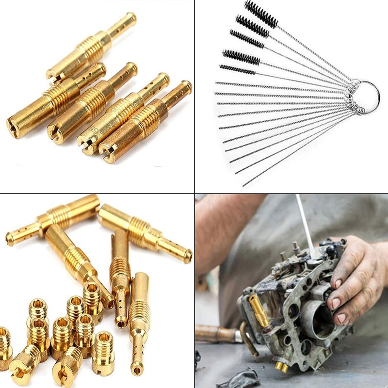 Motorcycle Carburettor Nozzle Set, 20 Pieces Main Nozzle and Slow