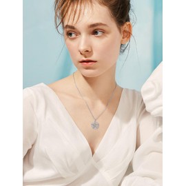 Flpruy Sterling Silver Pentagram/Celtic Knot/Star of David/Witch's Knot/Hecate/Pagan Magic Amulet Jewelry for Women, Sterling Silver