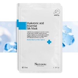 skindom Skinderm Hyaluronic Acid Essential Silk Mask 10 sheets / 스킨덤 히아루론산 에센셜 실크 마스크 10매