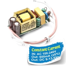 Constant Current LED Driver PCB – J) 600 mA (Constant) 9-13.6 V (3-4) x 3 W