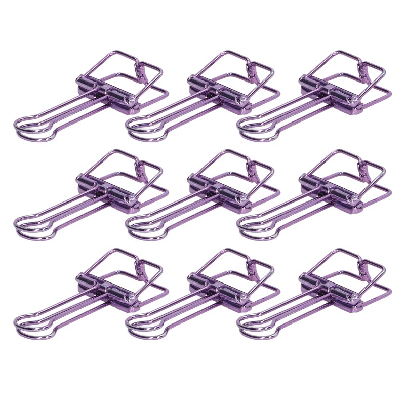 80 Pcs Binder Clips 19mm Powerful Clamping Force Durable Metal
