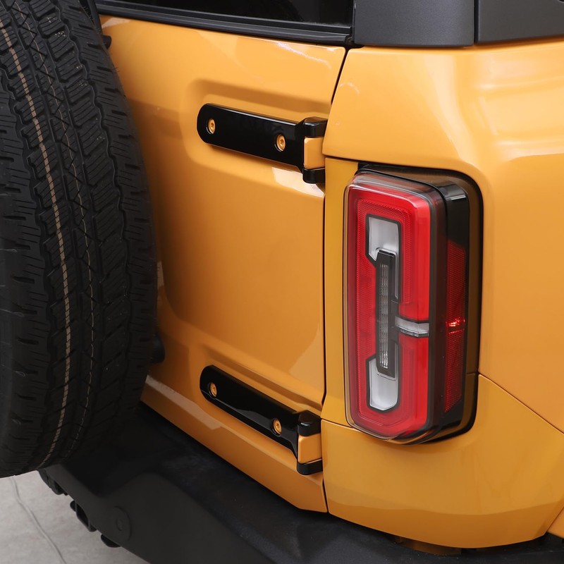 PDKLIN for Bronco Tailgate Hinge Cover Trim Black for Ford