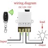 DONJON Wireless Remote Switch with 328ft Long Range DC 12V/24V48V/72V
